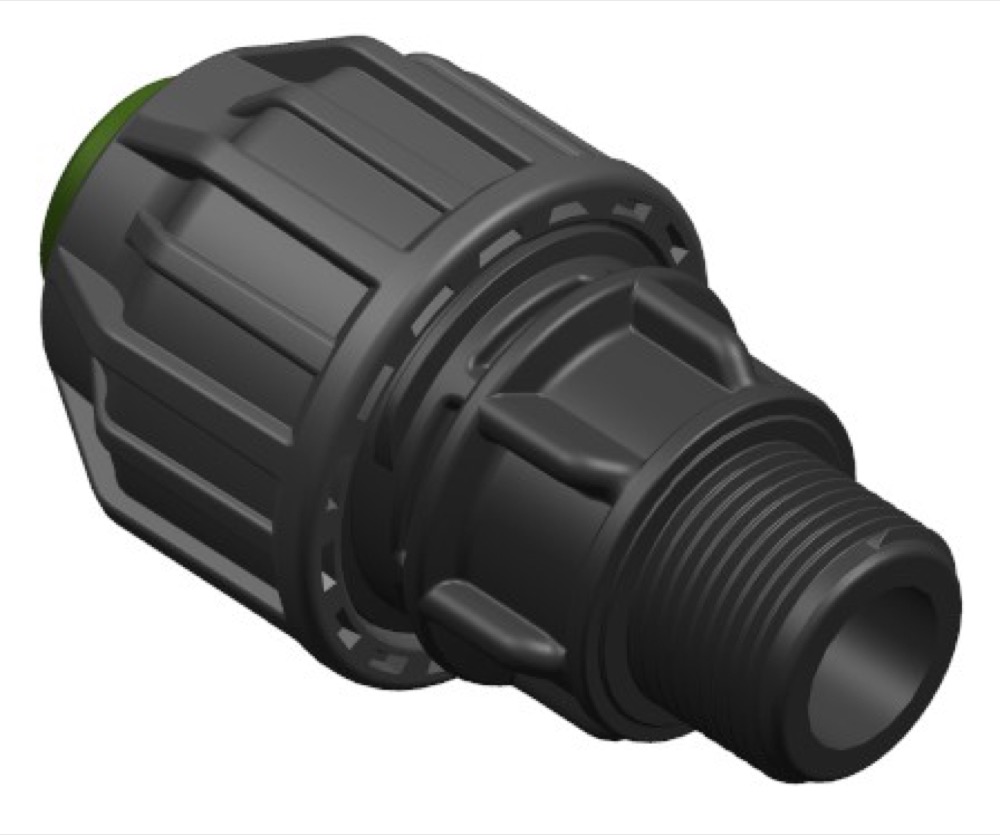 Adaptor Male Threaded