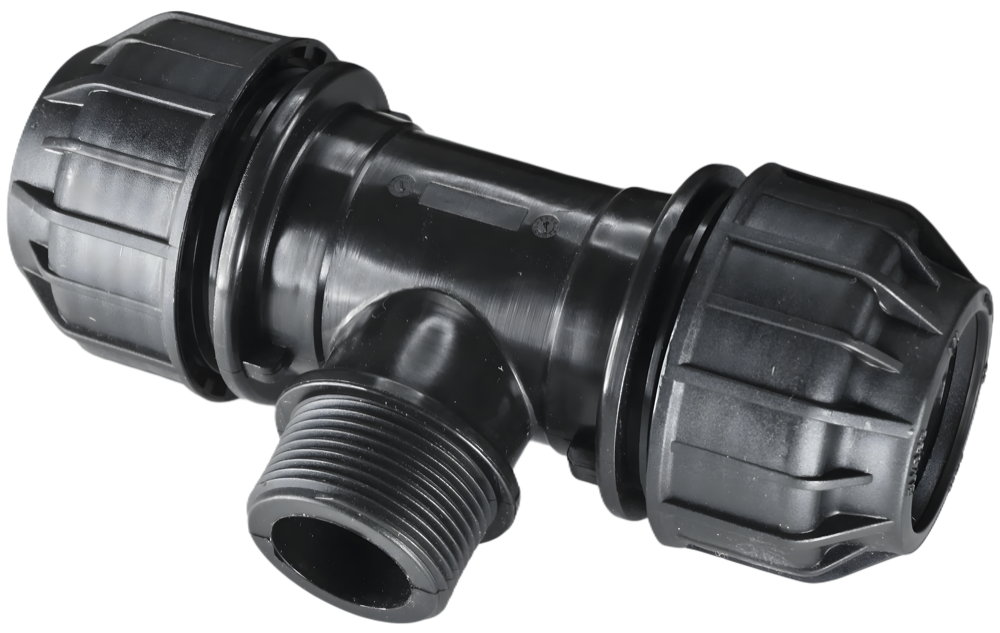 Tee Male Threaded