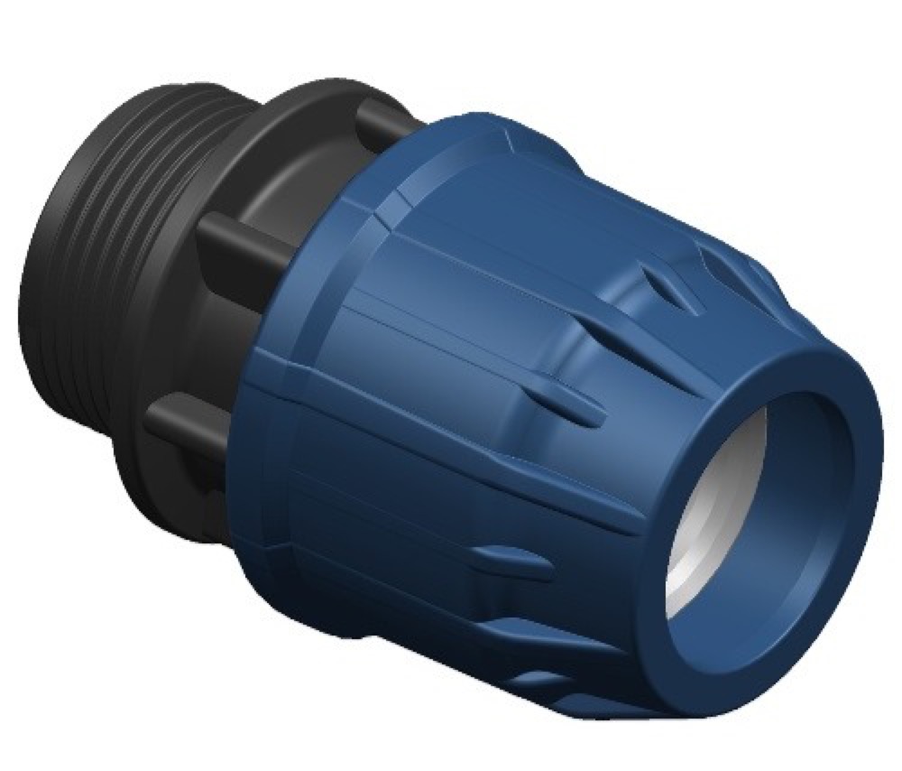 Adaptor Male Threaded