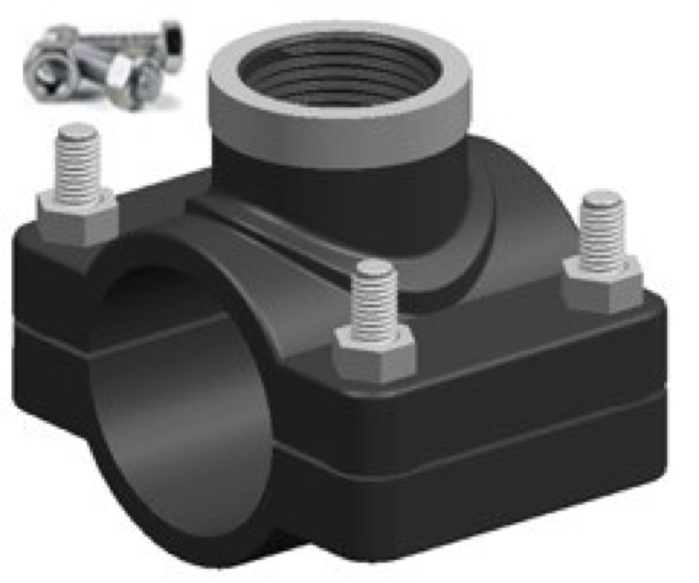 Single Saddle Reinforced with S.S. Bolts