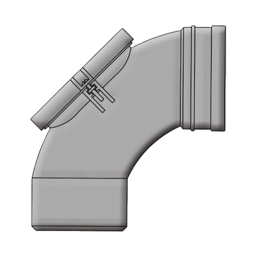 Access Door Bend 92° SS