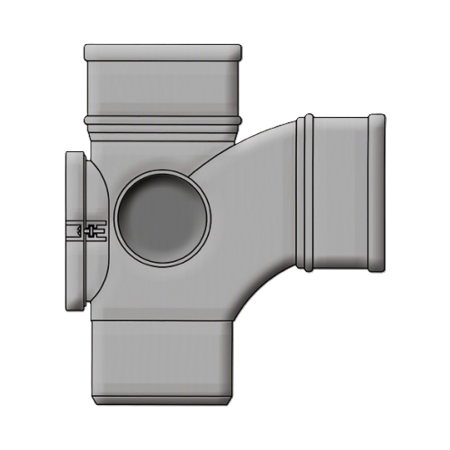 Access Door Branch 92° DS Push Fit