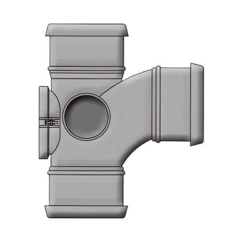 Access Door Branch 92° TS Push Fit