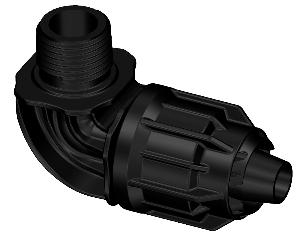 Starter Elbow Threaded Male — view 2