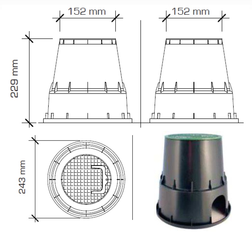 6" Mini Round — view 2